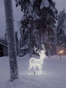 Santa Claus Rovaniemi 2021 joulukuussa