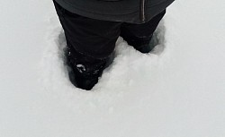 Vähän on lunta :) Kilpisjärvi 2021 joulukuussa